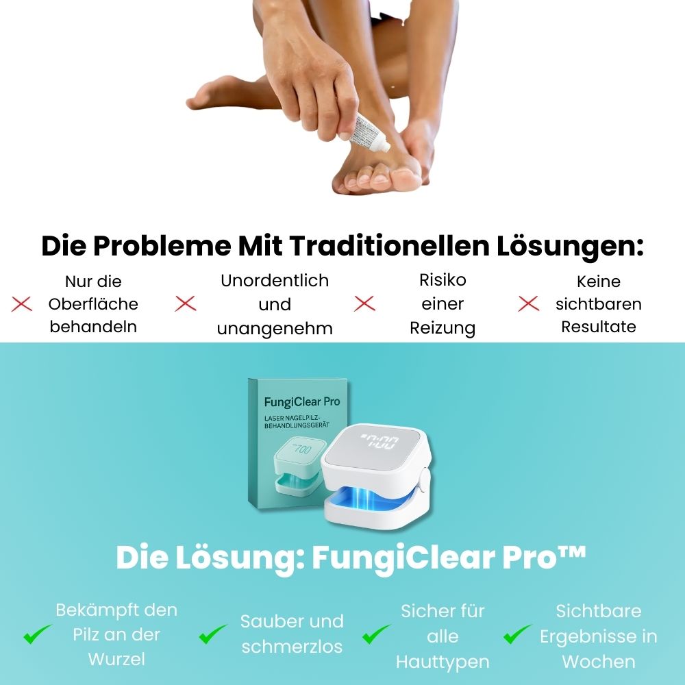 FungiClear Pro™ | Klare, Gesund Aussehende Nägel Zu Hause Wiederherstellen